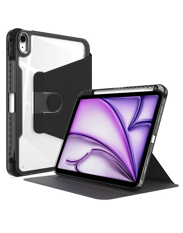 Чехол Techsuit Crystal Vision для iPad Air 11 (2024), черный