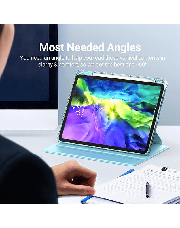 Чехол Techsuit Crystal Vision для iPad Air 11 (2024), черный