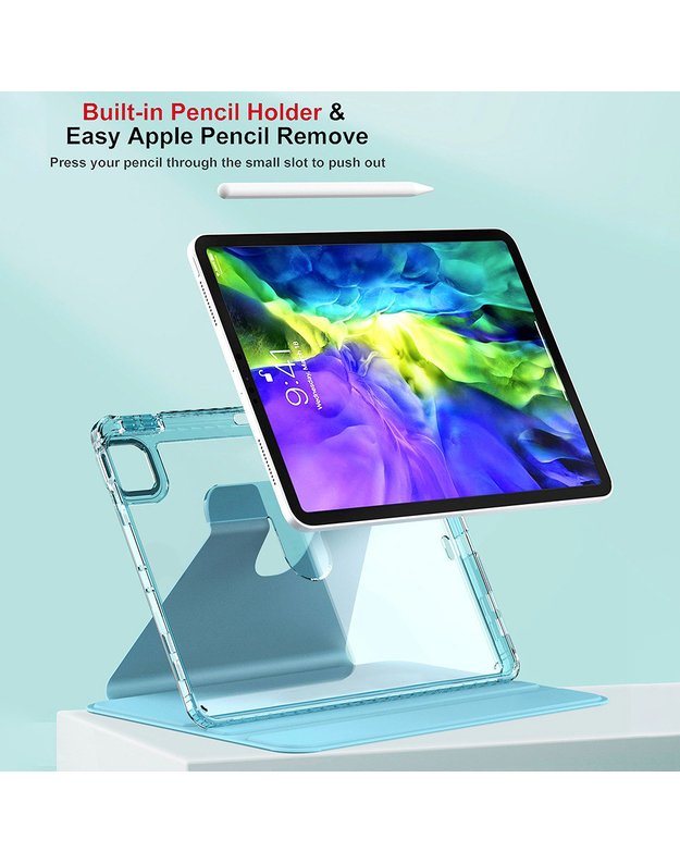 Чехол Techsuit Crystal Vision для iPad Air 11 (2024), черный