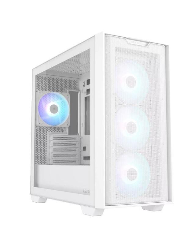 Case|ASUS|A21 PLUS|MidiTower|Case product features Transparent panel|Not included|MicroATX|MiniITX|Colour White|A21PLUSTGARGBWHITE