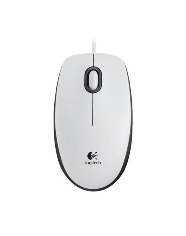 MOUSE USB OPTICAL M100/WHITE 910-006764 LOGITECH