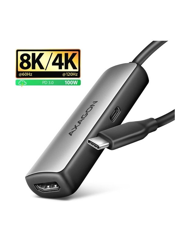 I/O ADAPTER USB-C TO HDMI/0.16M RVC-HI8KPD AXAGON