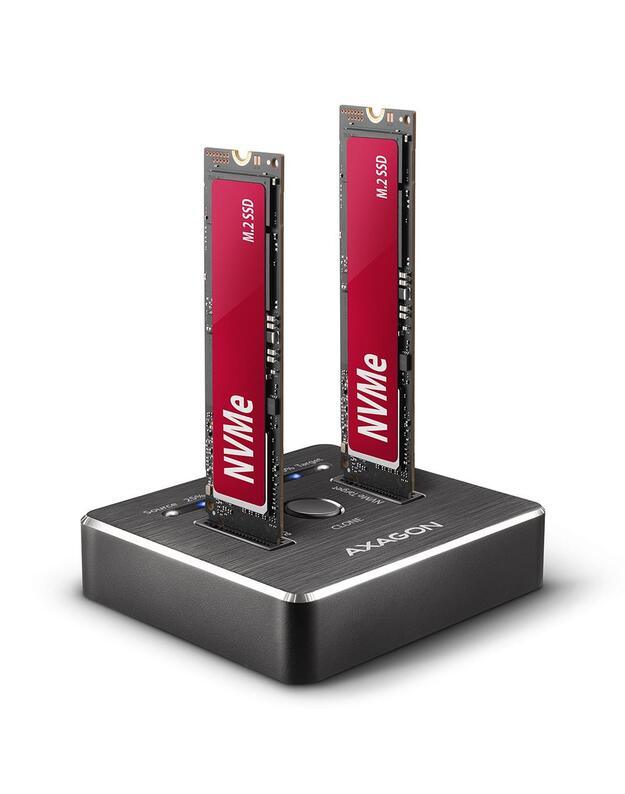 SSD ACC DOCK STATION USB-C/2XM.2 NVME ADSA-M2C AXAGON