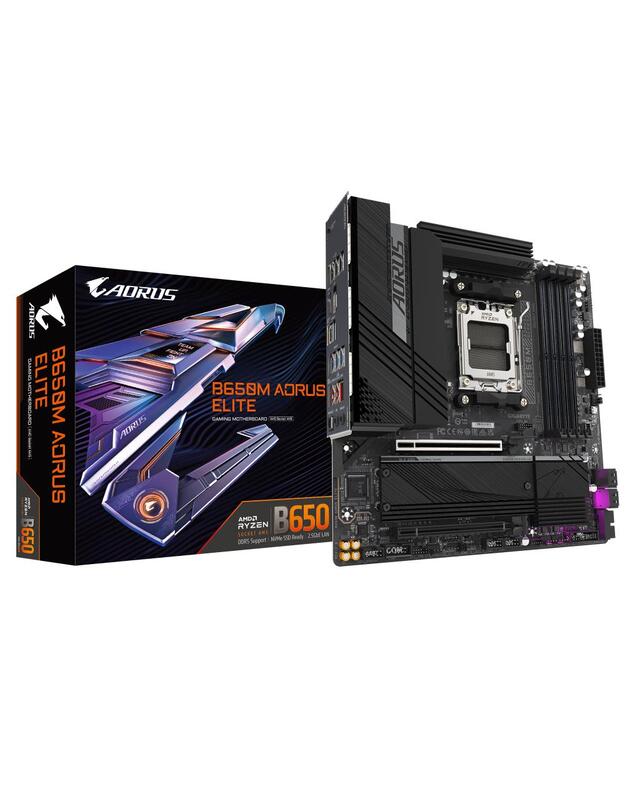 Mainboard|GIGABYTE|AMD B650|SAM5|Micro-ATX|Memory DDR5|Memory slots 4|1xPCI-Express 4.0 4x	|1xPCI-Express 4.0 16x|2xM.2|1xHDMI|1xDisplayPort|4xUSB 2.0|7xUSB 3.2|1xUSB-C|1xOptical S/PDIF|1xRJ45|3xAudio port|B650MAORUSELITE1.3