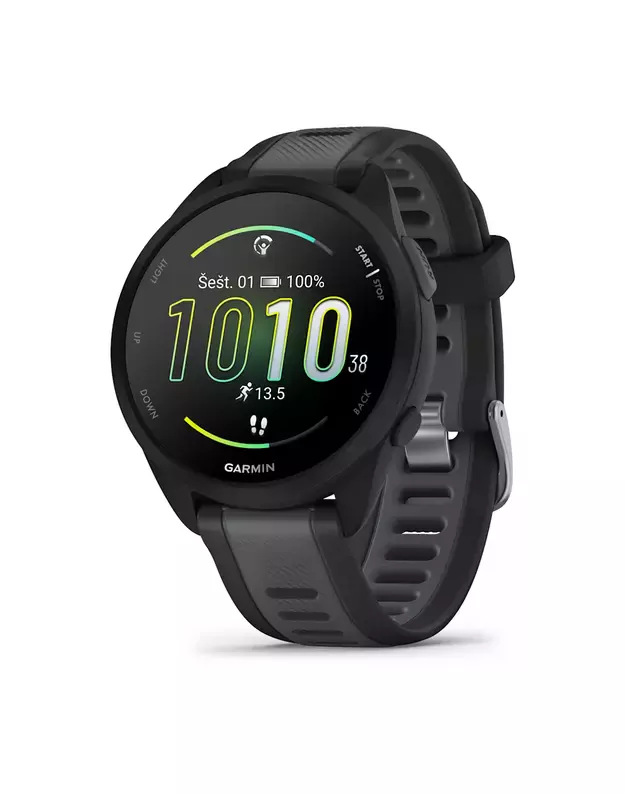 Garmin Forerunner 165 Smart Watch Black/Slate Grey