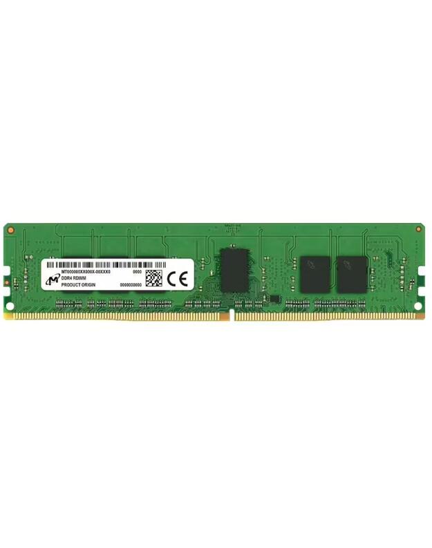 Server Memory Module|MICRON|DDR4|16GB|RDIMM|3200 MHz|CL 22|1.2 V|MTA9ASF2G72PZ-3G2R