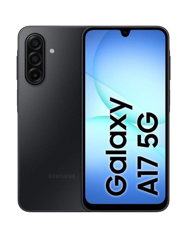 Samsung Galaxy A17 5G 4/128GB, juoda 1