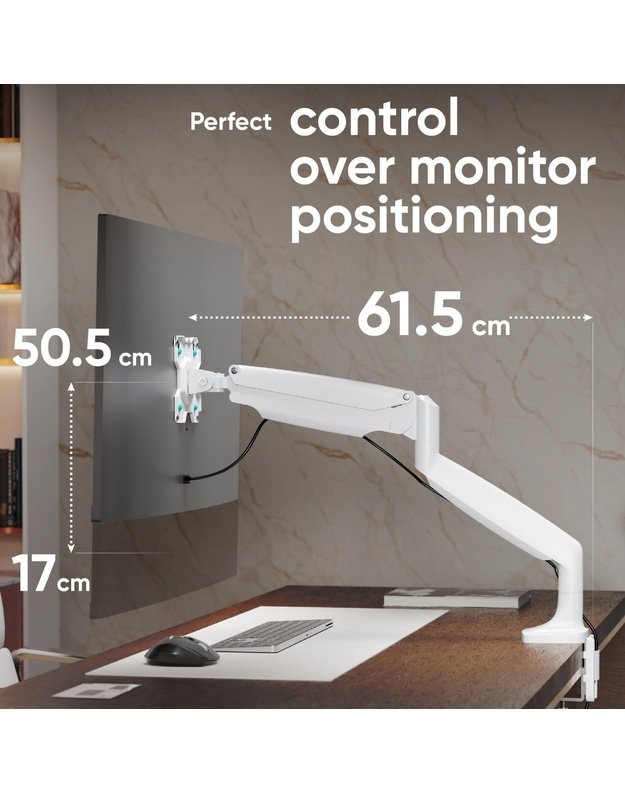 MONITOR ACC WALL MOUNT/13-32  WHITE G100-W ONKRON