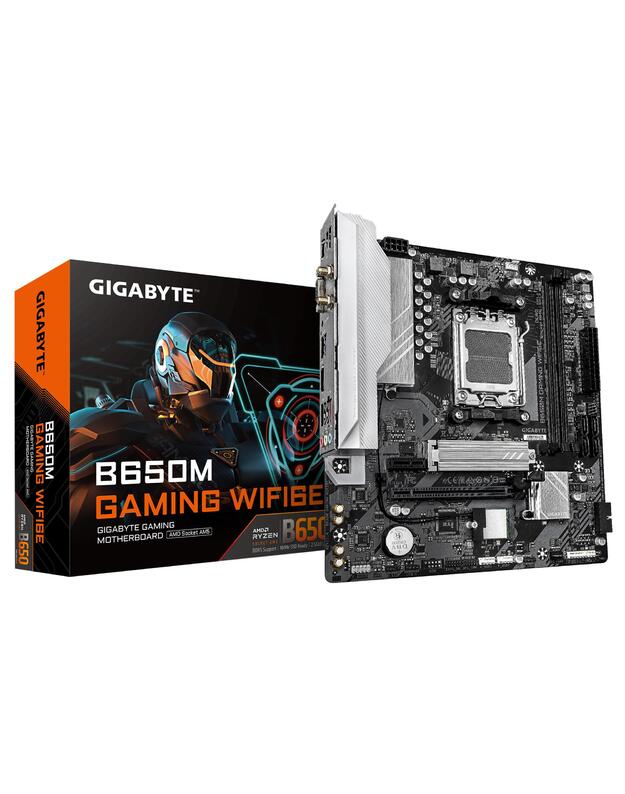 Mainboard|GIGABYTE|AMD B650|SAM5|Micro-ATX|Memory DDR5|B650MGAMINGWIFI6E1.4