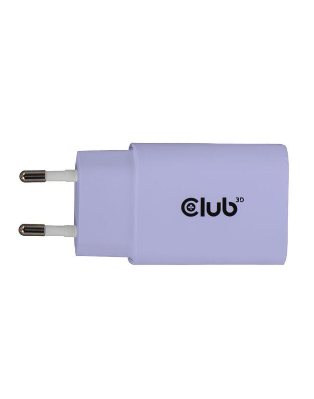 MOBILE CHARGER WALL USB-C/2PK 30W PURPLE CAC-3025 CLUB3D