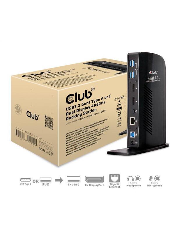 NB ACC DOCKING STATION/USB CSV-1460 CLUB3D