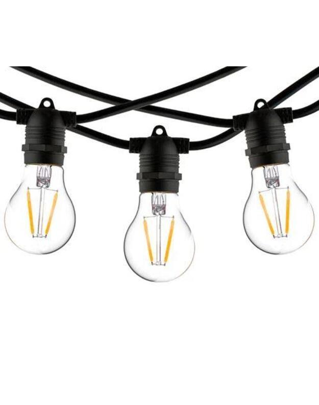 LAMP LED GARLAND GARDEN STRING/E27 15M VS-613 VISIONAL