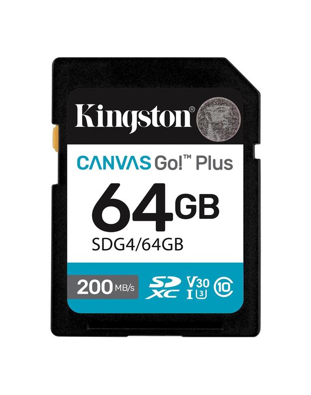 MEMORY SDXC 64GB UHS-I/SDG4/64GB KINGSTON