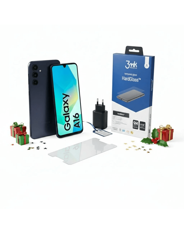 Samsung Galaxy A16 4G 4/128GB + Gift (Samsung 25W charger + screen protector), black