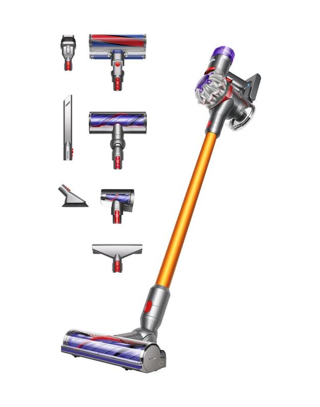 Vacuum Cleaner|DYSON|V8 Absolute|Dry|2-in-1 stick vacuum|Silver/Yellow|Bagless|Battery| 2.63 kg|476547-01