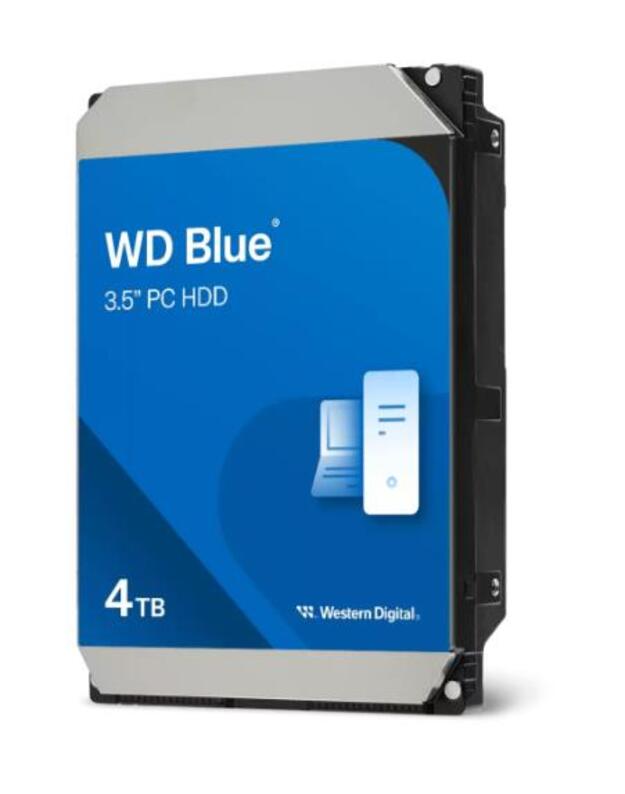 HDD|WESTERN DIGITAL|Blue|4TB|128 MB|5400 rpm|3,5 |WD40EZZX