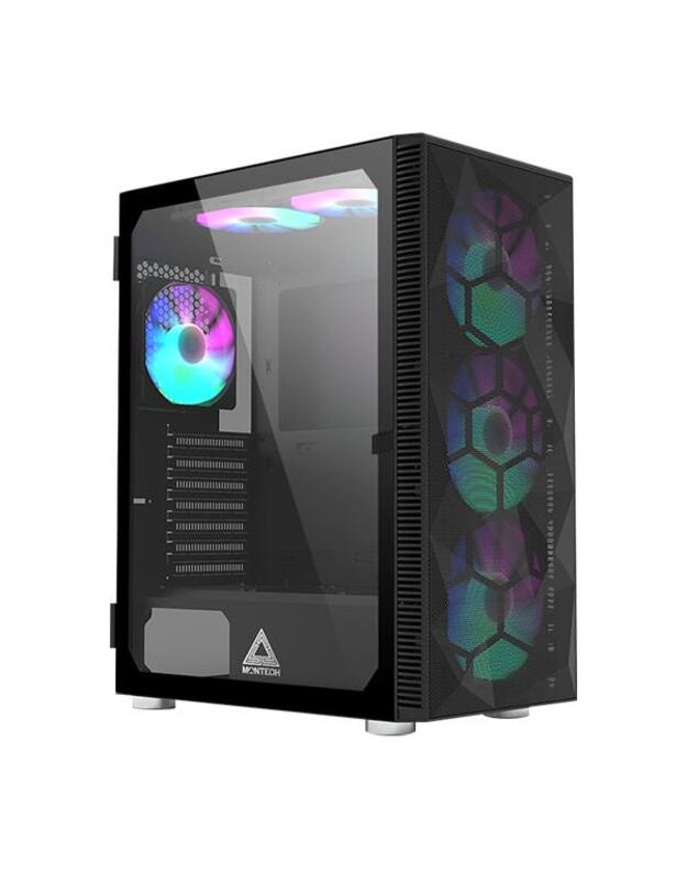 Case|MONTECH|X3 Mesh|MidiTower|Not included|Colour Black|X3MESH(B)