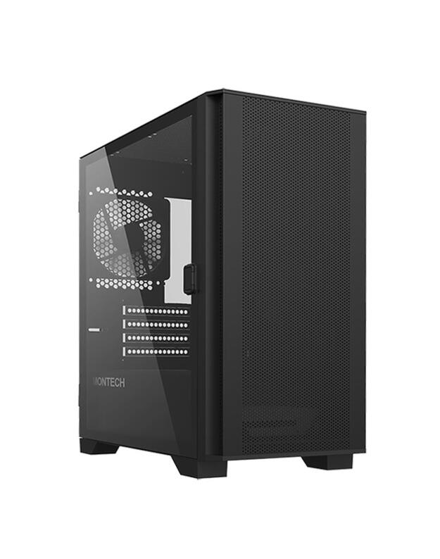 Case|MONTECH|AIR 100 LITE|MidiTower|Not included|MicroATX|MiniITX|Colour Black|AIR100LITE(B)