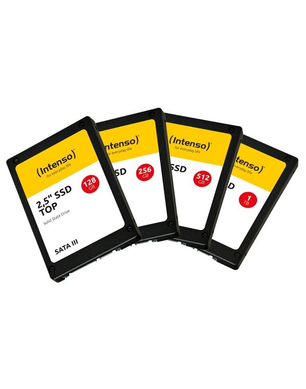 SSD|INTENSO|256GB|SATA 3.0|SLC|Write speed 500 MBytes/sec|Read speed 520 MBytes/sec|2,5 |3812440