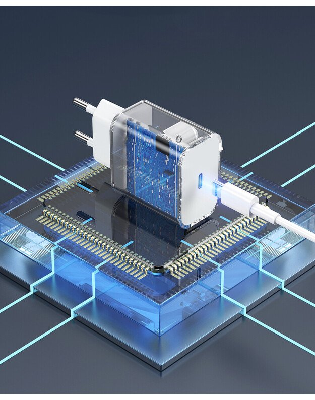 SENDEM OG73 USB-C+C2C PD 20W, baltas 3