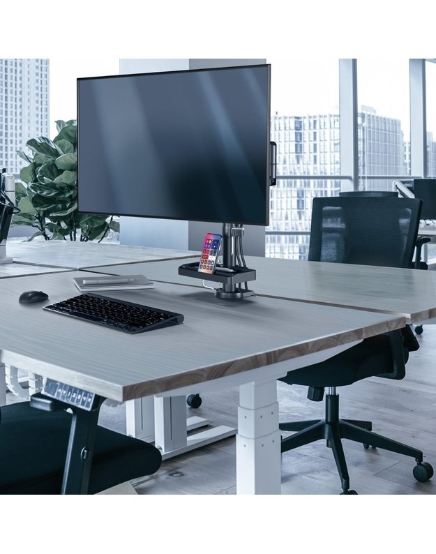 Stalo organizatorius Onkron, juodas (A35-B)