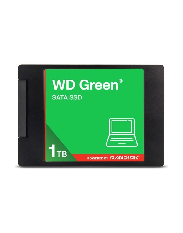SSD|SANDISK|Green|POWERED BY SANDISK|1000 GB|Serial ATA III|Read speed 545 MB/s|2.5 |WDS100T5G0A-00CPT0