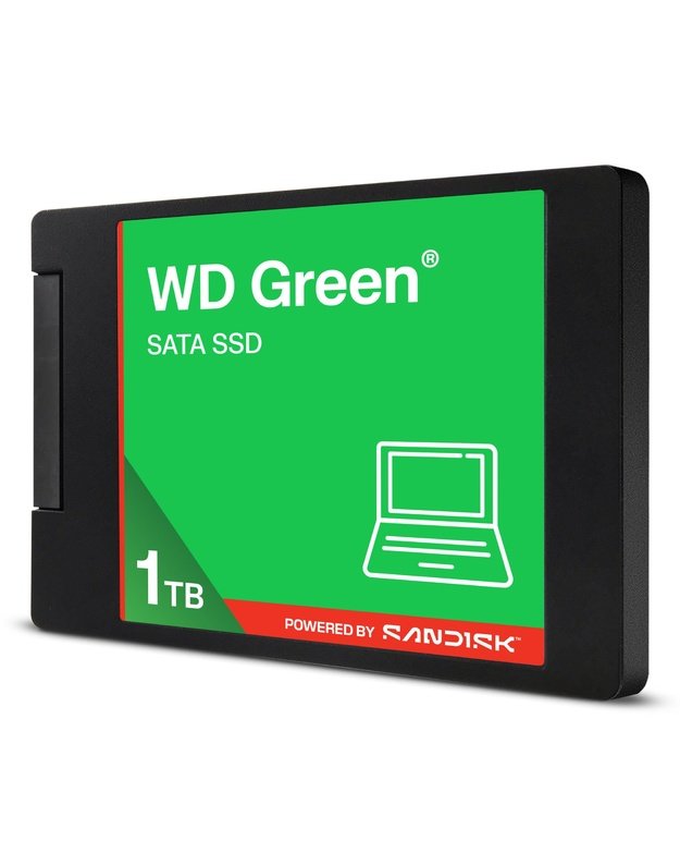 SSD|SANDISK|Green|POWERED BY SANDISK|1000 GB|Serial ATA III|Read speed 545 MB/s|2.5 |WDS100T5G0A-00CPT0