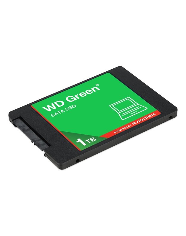 SSD|SANDISK|Green|POWERED BY SANDISK|1000 GB|Serial ATA III|Read speed 545 MB/s|2.5 |WDS100T5G0A-00CPT0