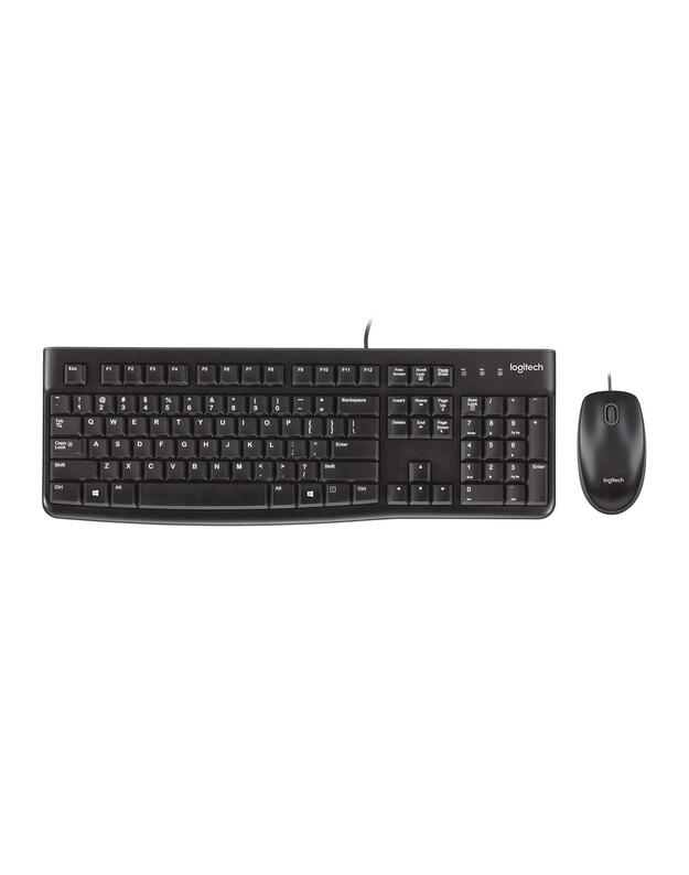KEYBOARD +MOUSE COMBO MK120/BLACK 920-002562 LOGITECH