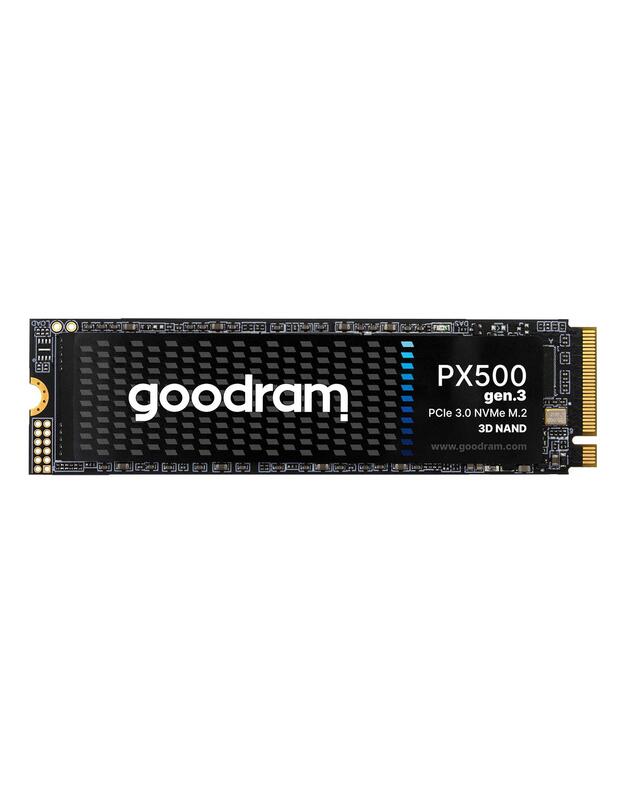 SSD|GOODRAM|600xTBW rating|MTBF 1500000 h|Read speed 3300 MB/s|Write speed 2700 MB/s|NVMe Yes|PCI Express 3.0|M.2|1000 GB|SSDPR-PX500-01T-80-G3