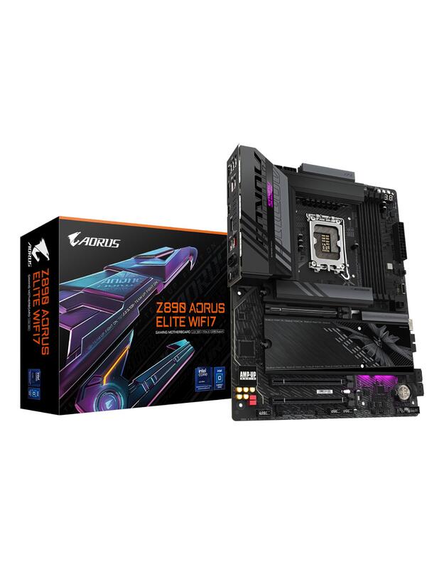 Mainboard|GIGABYTE|Z890 A ELITE WIFI7 1.1|Intel Z890|LGA 1851 (Socket V1)|ATX|RAM DDR5-SDRAM|4xSlots|Wi-Fi Yes|Bluetooth Yes|4xNumber of M.2 (M) slots|Z890AELITEWIFI71.1