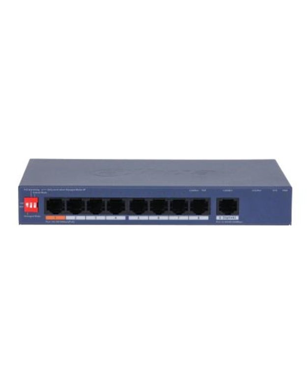 Valdomas L2 komutatorius Dahua CS4009-8ET1GT-60, 9 RJ-45, PoE