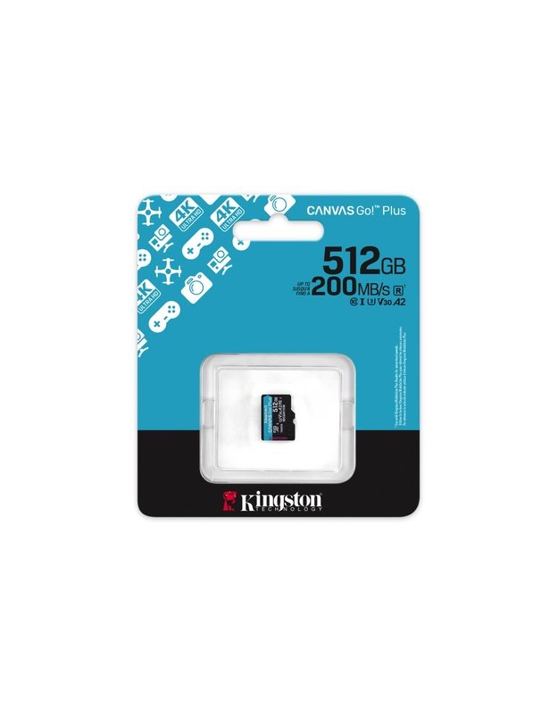 MEMORY MICRO SDXC 512GB UHS-I/SDCG4/512GBSP KINGSTON