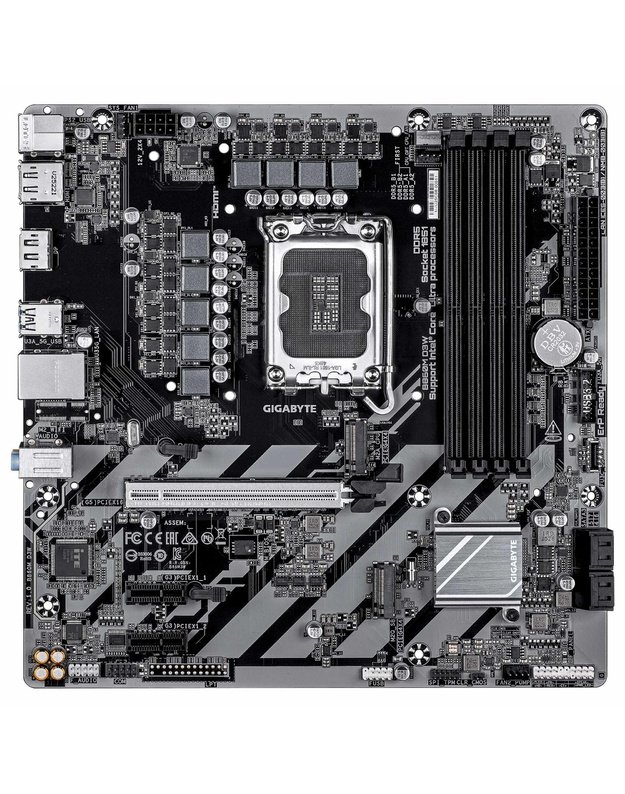Mainboard|GIGABYTE|Intel B860|LGA 1851 (Socket V1)|micro ATX|RAM DDR5-SDRAM|4xSlots|2xNumber of M.2 (M) slots|B860MD3W