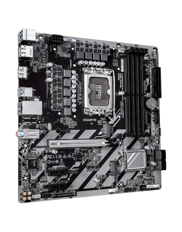 Mainboard|GIGABYTE|Intel B860|LGA 1851 (Socket V1)|micro ATX|RAM DDR5-SDRAM|4xSlots|2xNumber of M.2 (M) slots|B860MD3W
