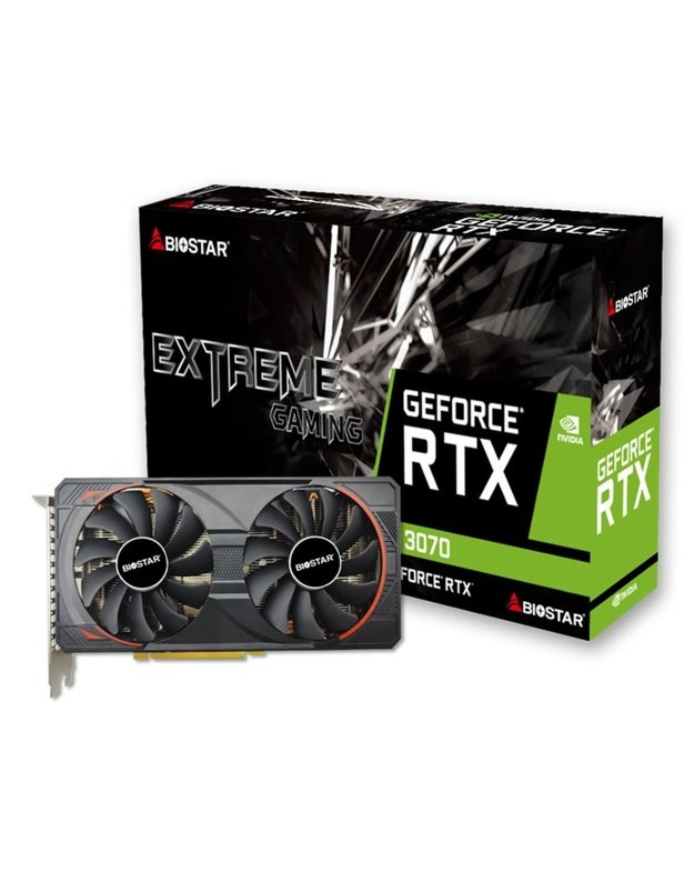 Graphics Card|BIOSTAR|NVIDIA|GeForce RTX 3070|1500 MHz|8 GB|GDDR6|256 bit|PCI Express x16 4.0|Active|VN3716RM82