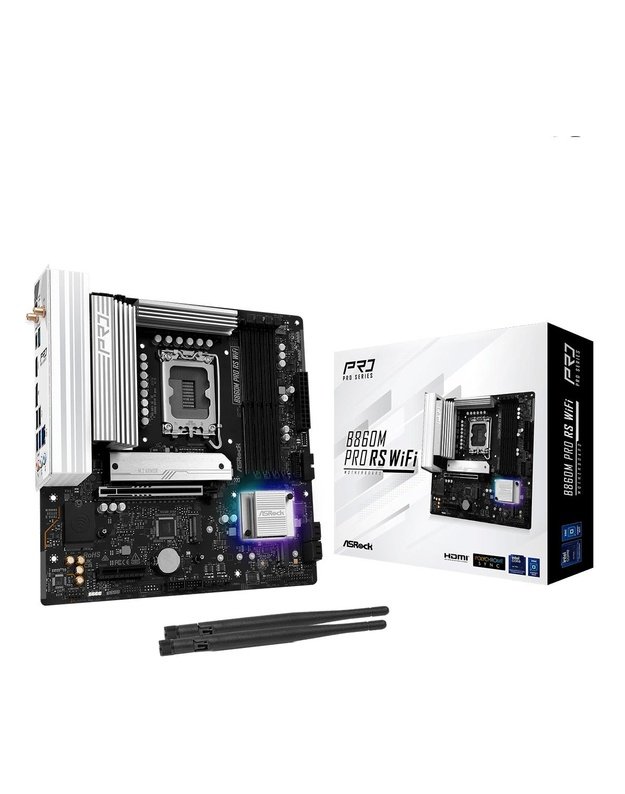 Mainboard|ASROCK|Intel B860|LGA 1851 (Socket V1)|micro ATX|RAM DDR5-SDRAM|4xSlots|Wi-Fi Yes|Bluetooth Yes|3xNumber of M.2 (M) slots|B860MPRORSWIFI