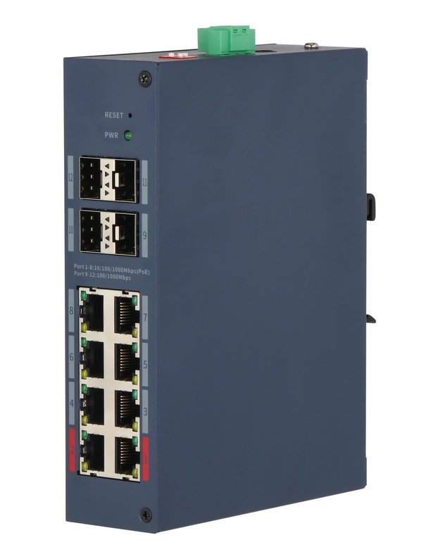 Switch|DAHUA|CHS4412-8GT-125|Switch type Managed|Switch layer L2|Form factor Desktop|8xRJ-45 ports|RJ-45 Ports Type Gigabit Ethernet (10/100/1000)|4xFiber ports quantity|Power over Ethernet (PoE) Yes|8xPower over Ethernet (PoE) ports quantity|2xPower over