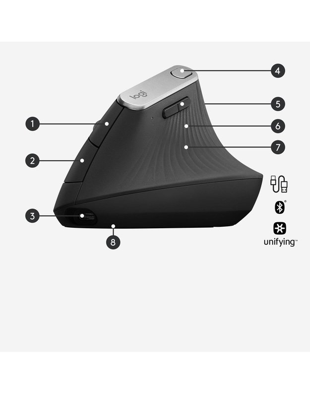 OPTINĖ USB PELĖ WRL MX ERGO/910-005448 LOGITECH