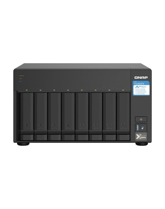 NAS STORAGE TOWER 8BAY/NO HDD TS-832PX-4G QNAP
