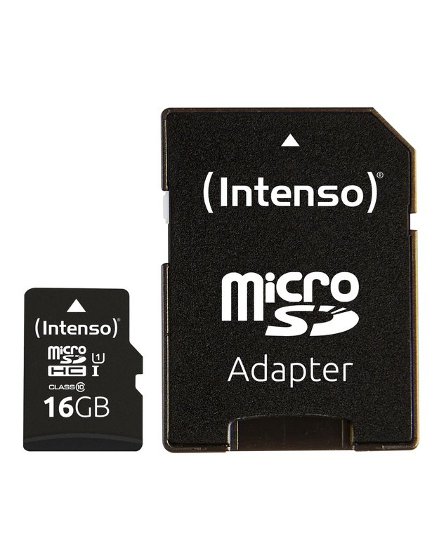 MEMORY MICRO SDHC 16GB UHS-I/W/ADAPTER 3423470 INTENSO