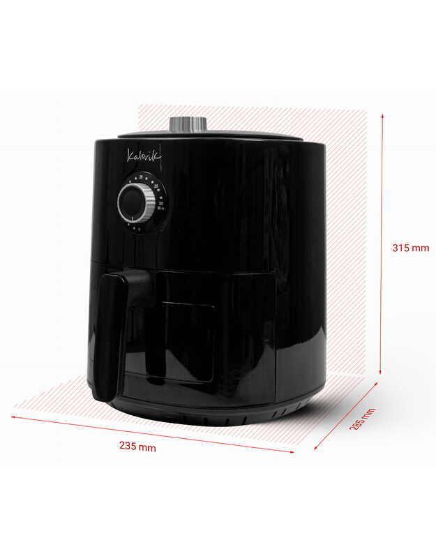 Фритюрница Kalorik Air Fryer 4L 1300W 