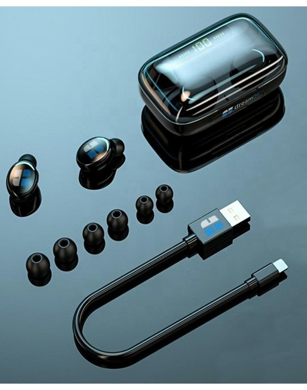 DreamQo Q7 Pro belaidės ausinės, juodos 1