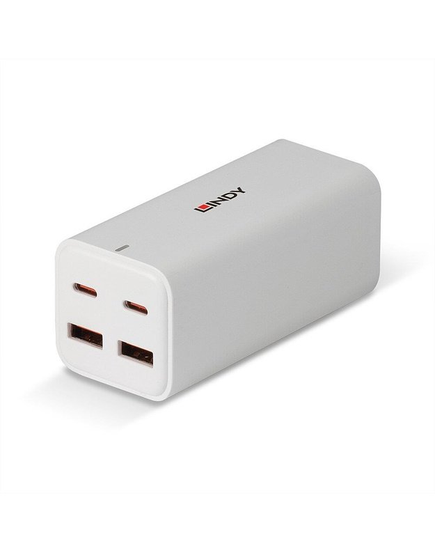 USB įkroviklis Lindy 100W, 4 jungtys (73441)