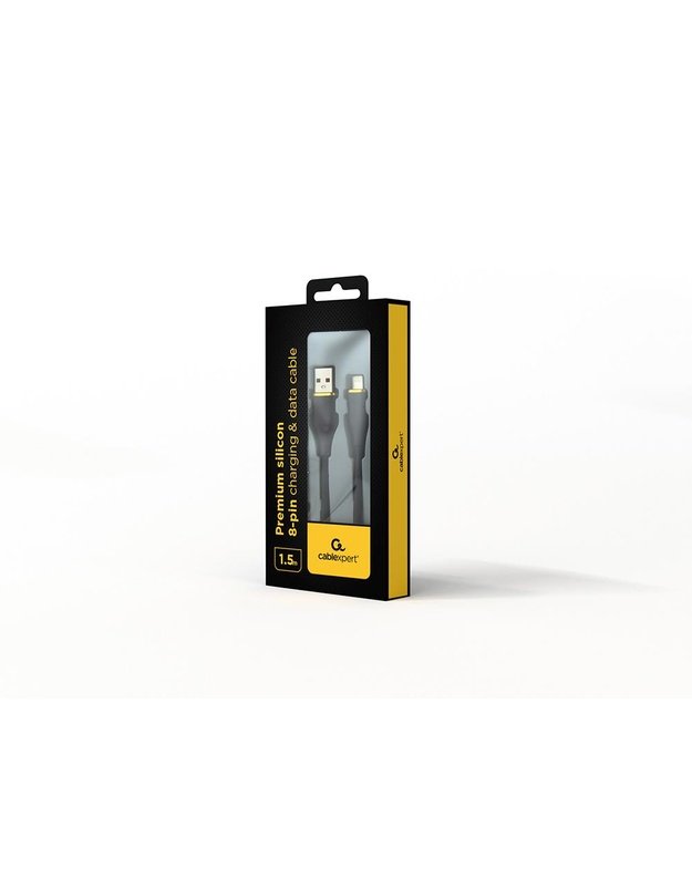 CABLE LIGHTNING TO USB2 1.5M/CC-USB2S-AM8PM-1.5M-BK GEMBIRD