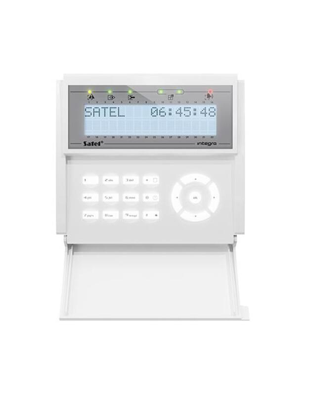 KEYPAD LCD /INTEGRA WHITE/INT-KLCD-W SATEL
