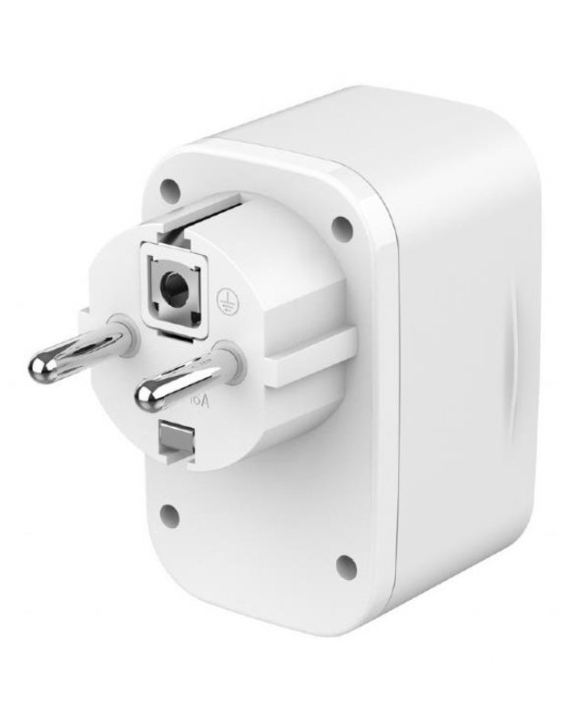 Universalus USB įkroviklis Gembird 20W, 2 jungtys (USB-A, USB-C), baltas (TA-ACPDQC20-01-W)