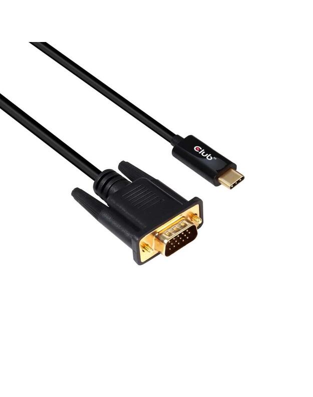 CABLE USB-C TO VGA 5M/M/M CAC-1512 CLUB3D
