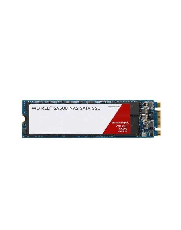 SSD|WESTERN DIGITAL|Red SA500|2TB|M.2|SATA 3.0|Write speed 530 MBytes/sec|Read speed 560 MBytes/sec|2.38mm|TBW 1300 TB|MTBF 2000000 hours|WDS200T1R0B