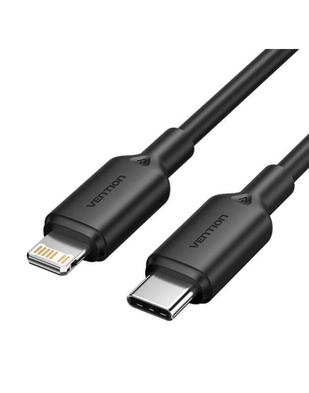 CABLE USB-C TO LIGHTNING/2M BLACK LAKBH VENTION
